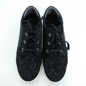 Barefoot Freedom Shoes Womens Ruby Lace Up Sneaker Mesh Abstract Black 9M